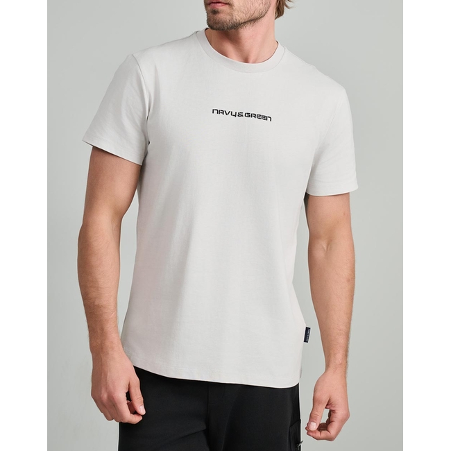 Product NAVY&GREEN V-NECK T-SHIRT base image