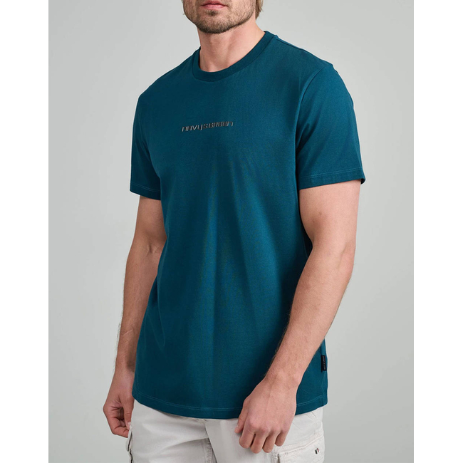Product NAVY&GREEN V-NECK T-SHIRT base image