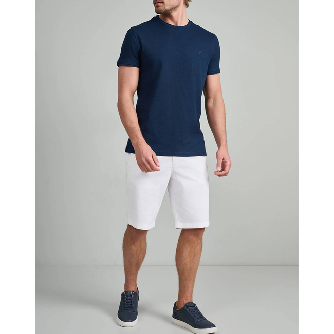 Product NAVY&GREEN V-NECK T-SHIRT base image