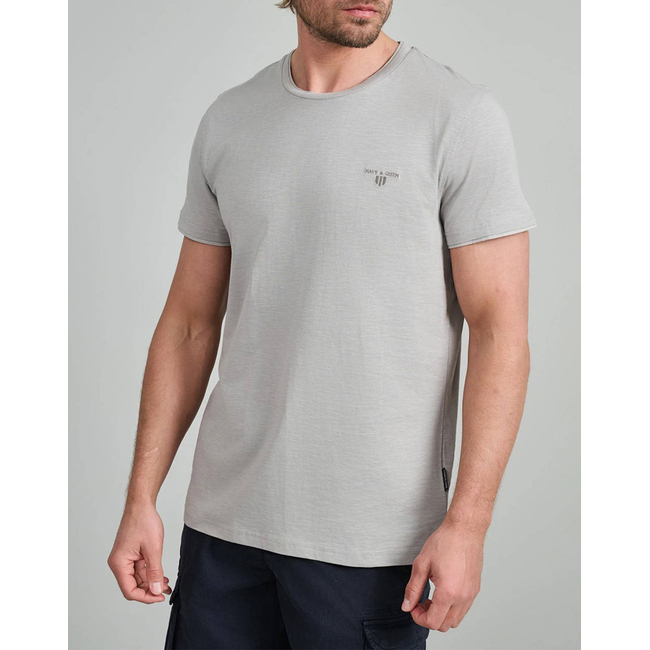 Product NAVY&GREEN V-NECK T-SHIRT base image