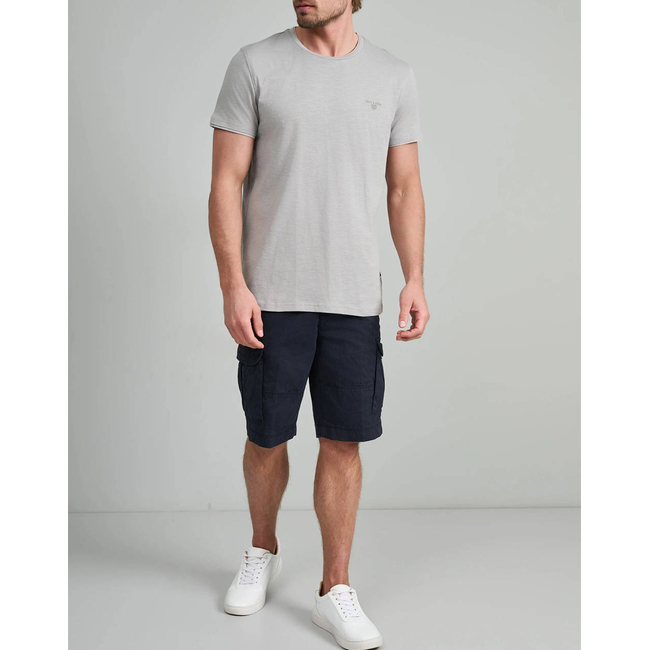 Product NAVY&GREEN V-NECK T-SHIRT base image