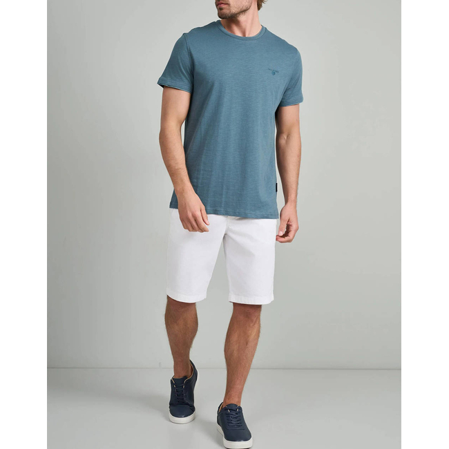 Product NAVY&GREEN V-NECK T-SHIRT base image