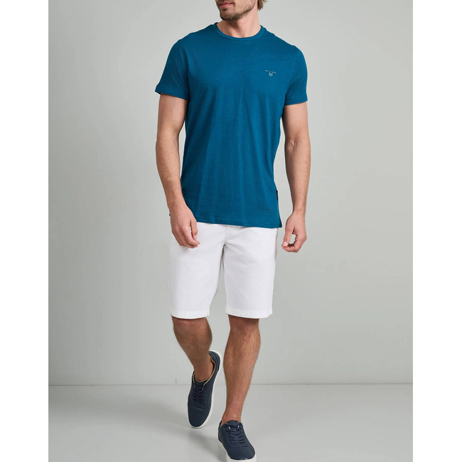 Product NAVY&GREEN V-NECK T-SHIRT base image