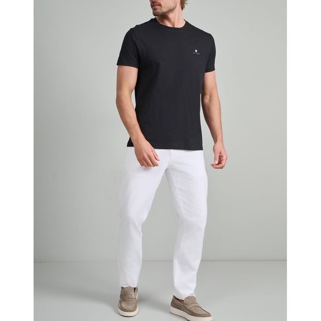 Product NAVY&GREEN V-NECK T-SHIRT base image