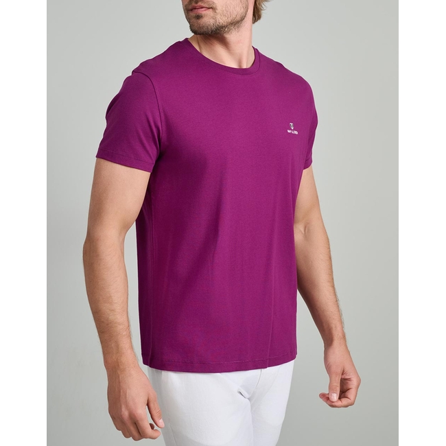 Product NAVY&GREEN V-NECK T-SHIRT base image
