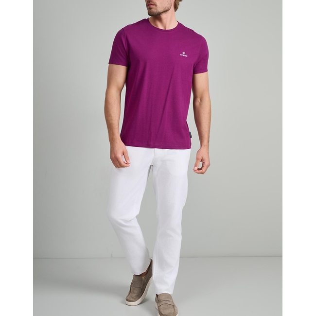 Product NAVY&GREEN V-NECK T-SHIRT base image
