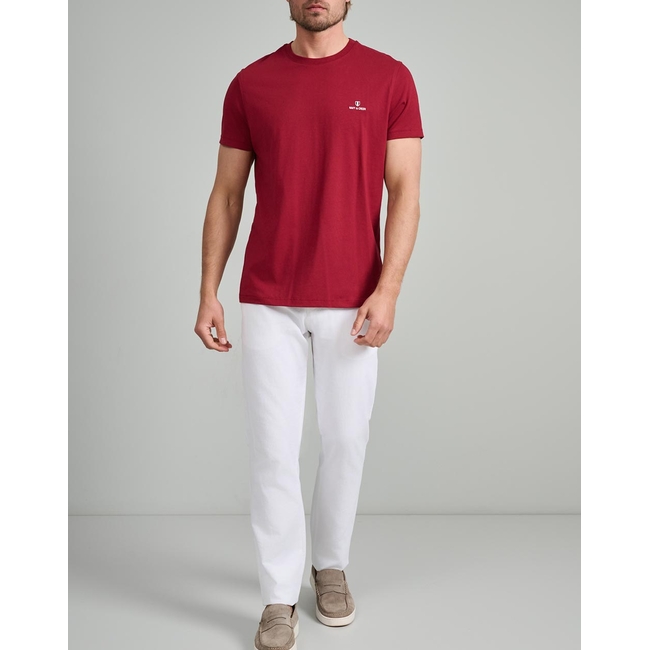 Product NAVY&GREEN V-NECK T-SHIRT base image