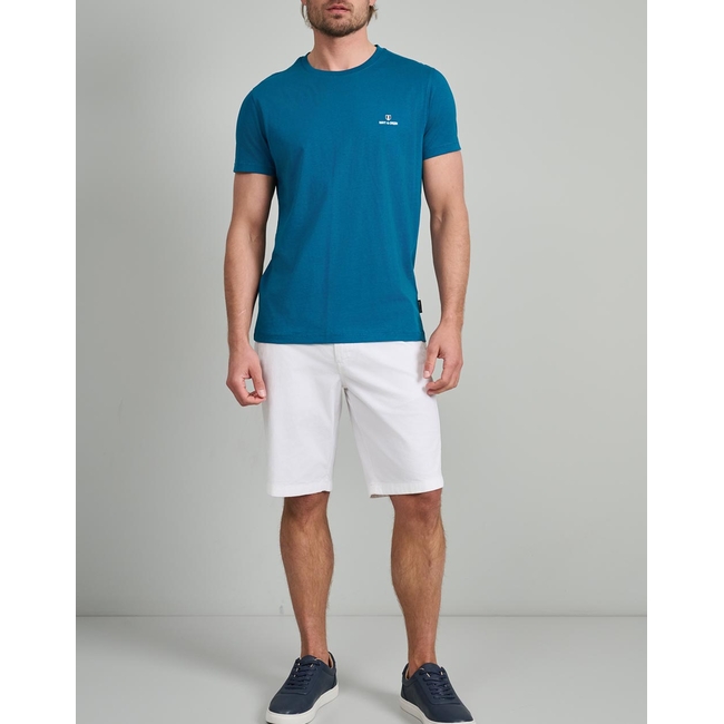 Product NAVY&GREEN V-NECK T-SHIRT base image
