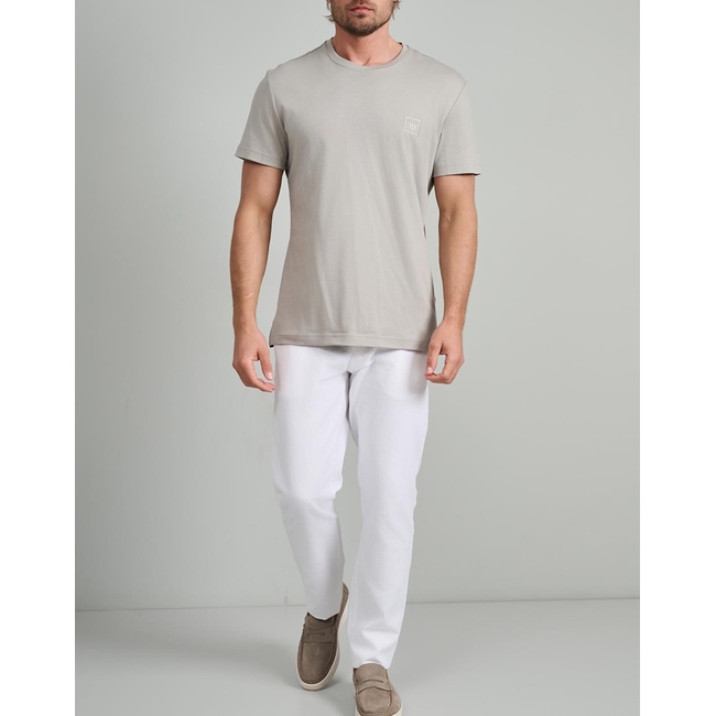 Product NAVY&GREEN V-NECK T-SHIRT base image