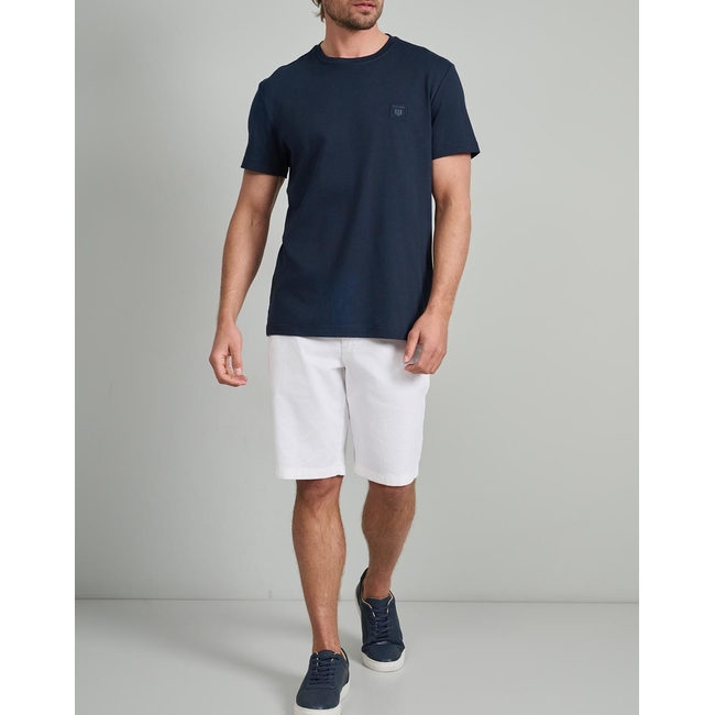 Product NAVY&GREEN V-NECK T-SHIRT base image