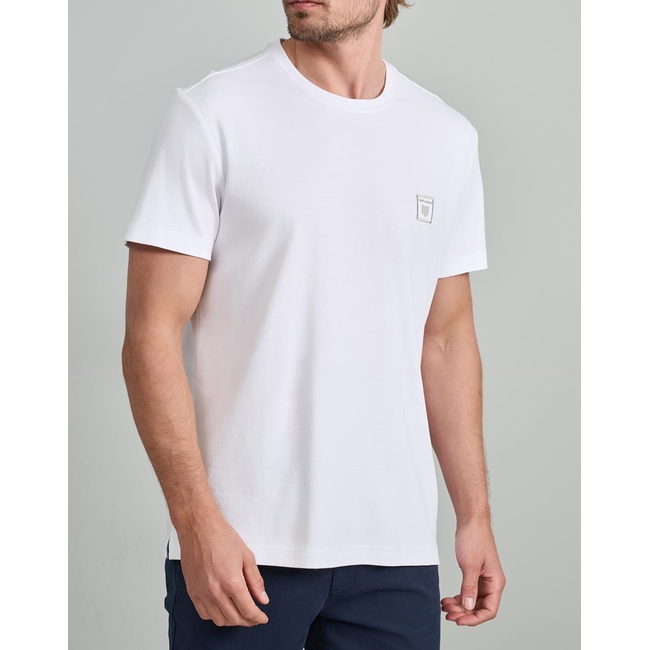 Product NAVY&GREEN V-NECK T-SHIRT base image