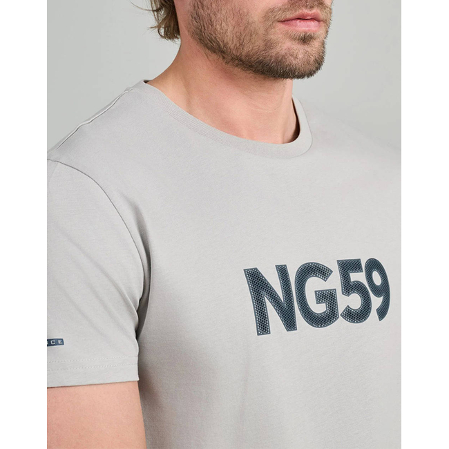 Product NAVY&GREEN V-NECK T-SHIRT base image