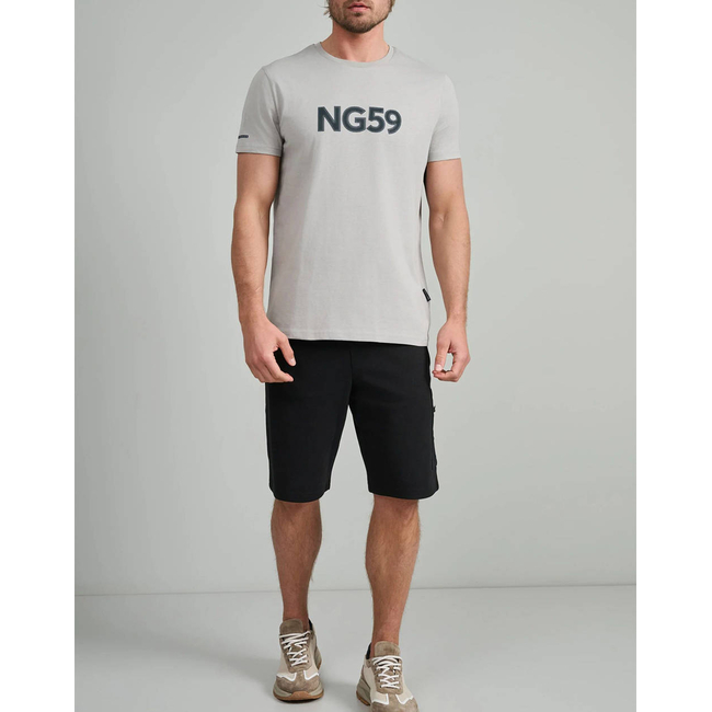 Product NAVY&GREEN V-NECK T-SHIRT base image