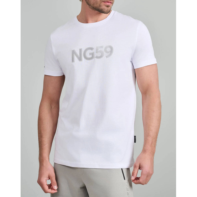 Product NAVY&GREEN V-NECK T-SHIRT base image