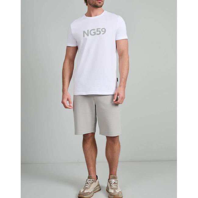 Product NAVY&GREEN V-NECK T-SHIRT base image