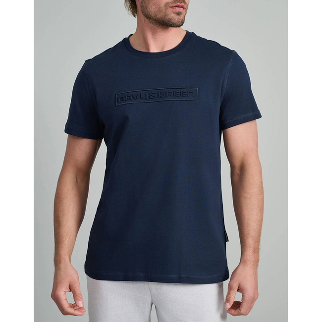 Product NAVY&GREEN V-NECK T-SHIRT base image