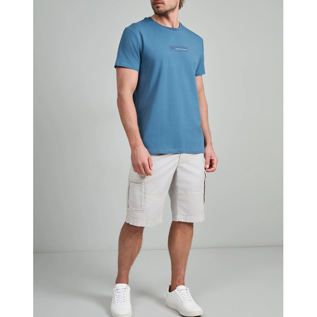 Product NAVY&GREEN V-NECK T-SHIRT base image