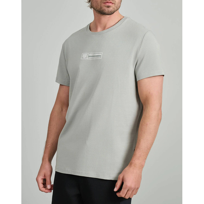 Product NAVY&GREEN V-NECK T-SHIRT base image