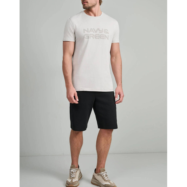 Product NAVY&GREEN V-NECK T-SHIRT base image