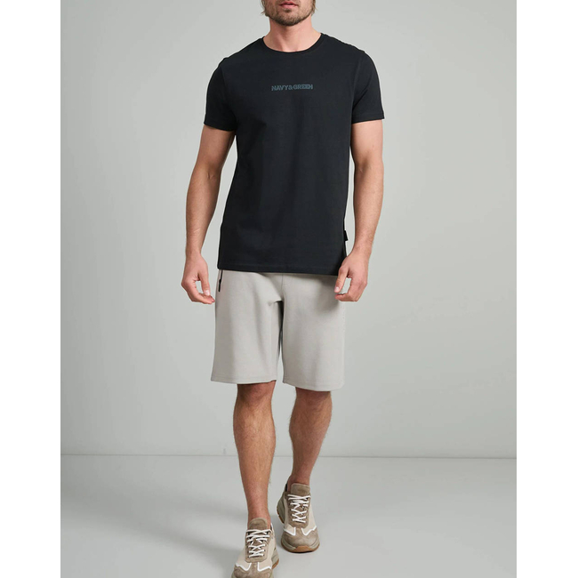 Product NAVY&GREEN V-NECK T-SHIRT base image