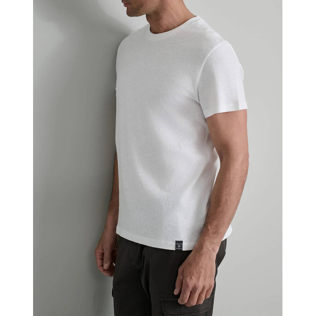 Product NAVY&GREEN V-NECK T-SHIRT SOLID COLOUR base image