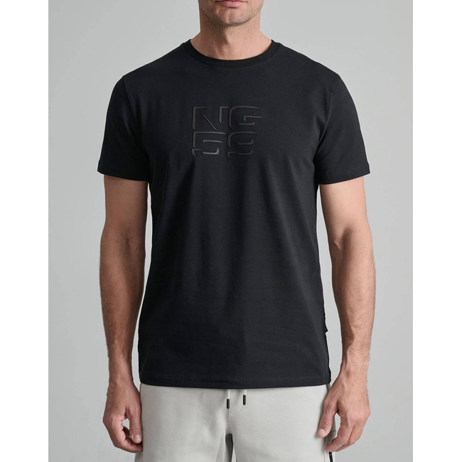 Product NAVY&GREEN V-NECK T-SHIRT base image