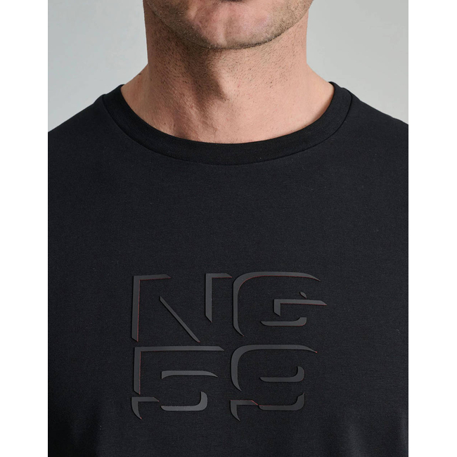 Product NAVY&GREEN V-NECK T-SHIRT base image