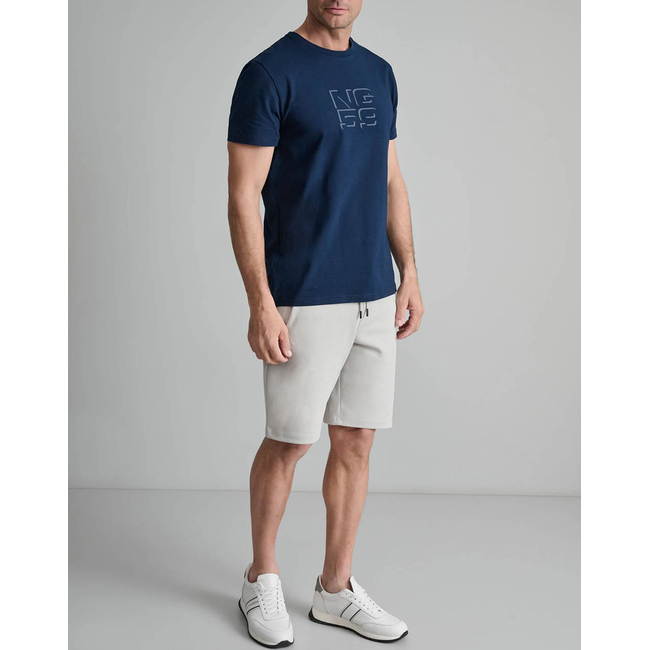 Product NAVY&GREEN ΜΠΛΟΥΖΑ ΛΑΙΜΟΚΟΨΗ base image