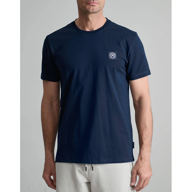 Product NAVY&GREEN V-NECK T-SHIRT base image