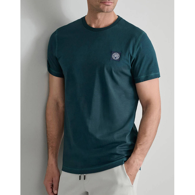 Product NAVY&GREEN V-NECK T-SHIRT base image