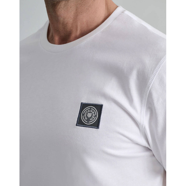 Product NAVY&GREEN V-NECK T-SHIRT base image