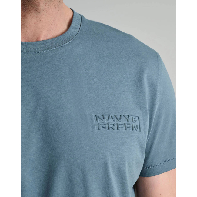 Product NAVY&GREEN ΜΠΛΟΥΖΑ ΛΑΙΜΟΚΟΨΗ base image