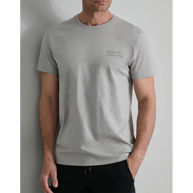 Product NAVY&GREEN V-NECK T-SHIRT base image