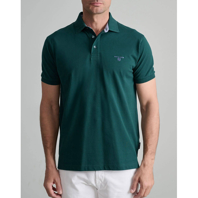 Product NAVY&GREEN POLO SHIRT base image