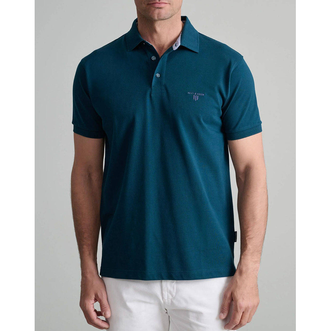 Product NAVY&GREEN POLO SHIRT base image