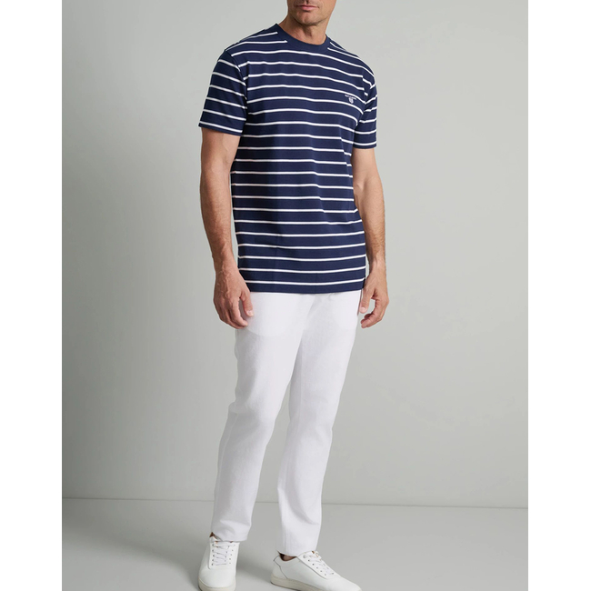 Product NAVY&GREEN ΜΠΛΟΥΖΑΚΙ ΛΑΙΜΟΚΟΨΗ ΡΙΓΕ, CUSTOM FIT base image