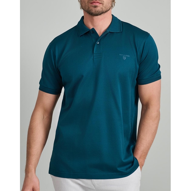 Product NAVY&GREEN POLO SHIRT base image