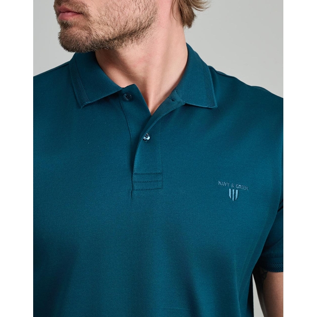 Product NAVY&GREEN POLO SHIRT base image