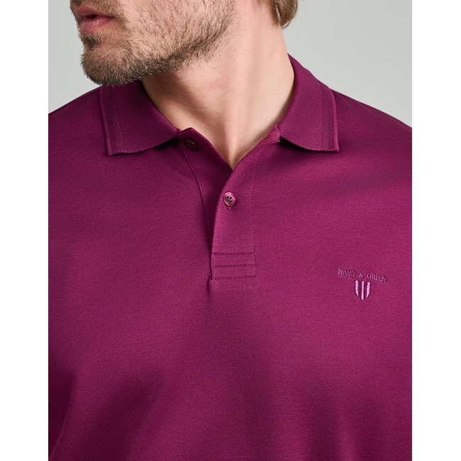 Product NAVY&GREEN POLO SHIRT base image