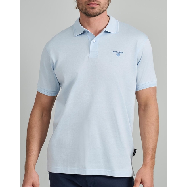 Product NAVY&GREEN POLO SHIRT base image