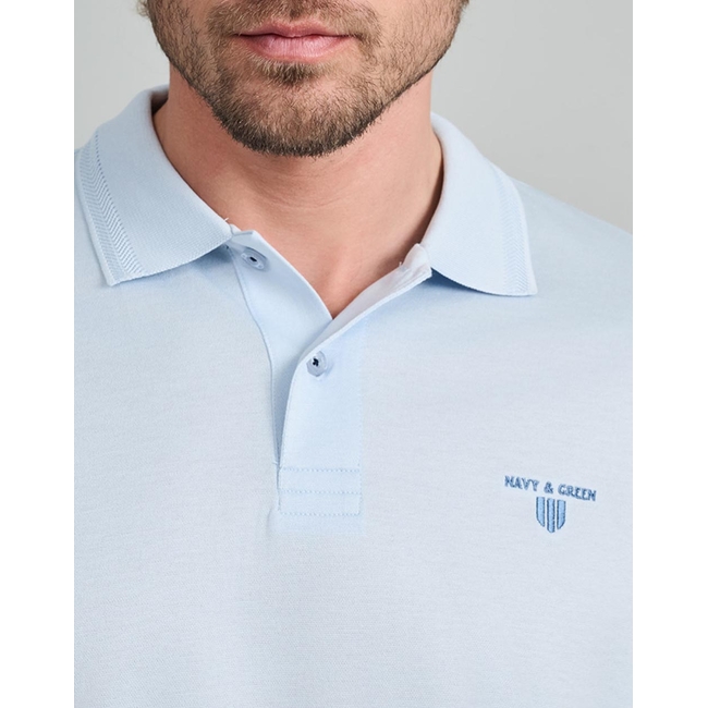 Product NAVY&GREEN POLO SHIRT base image