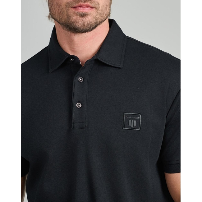 Product NAVY&GREEN POLO SHIRT base image
