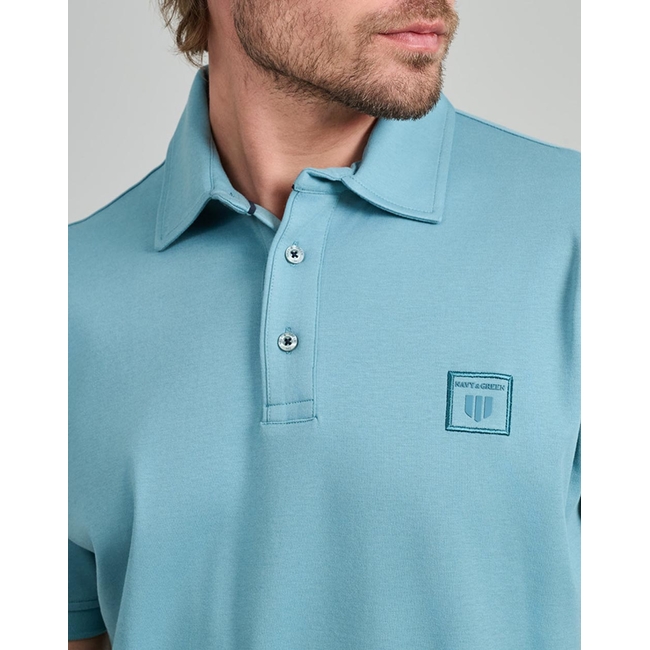Product NAVY&GREEN POLO SHIRT base image