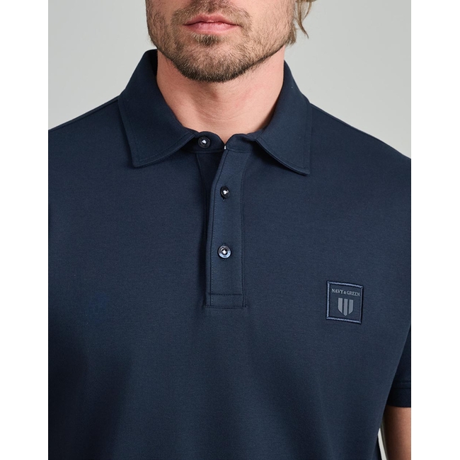 Product NAVY&GREEN POLO SHIRT base image