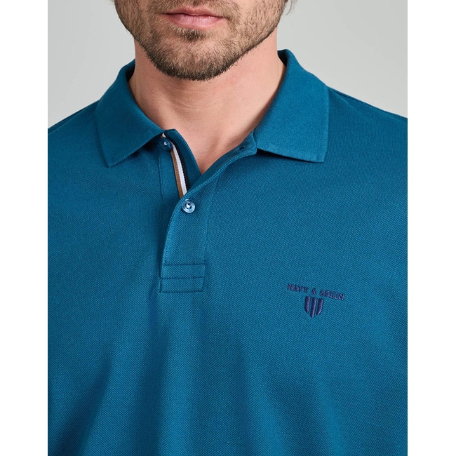 Product NAVY&GREEN POLO SHIRT base image