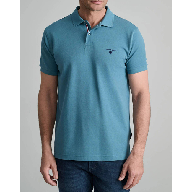 Product NAVY&GREEN POLO SHIRT base image