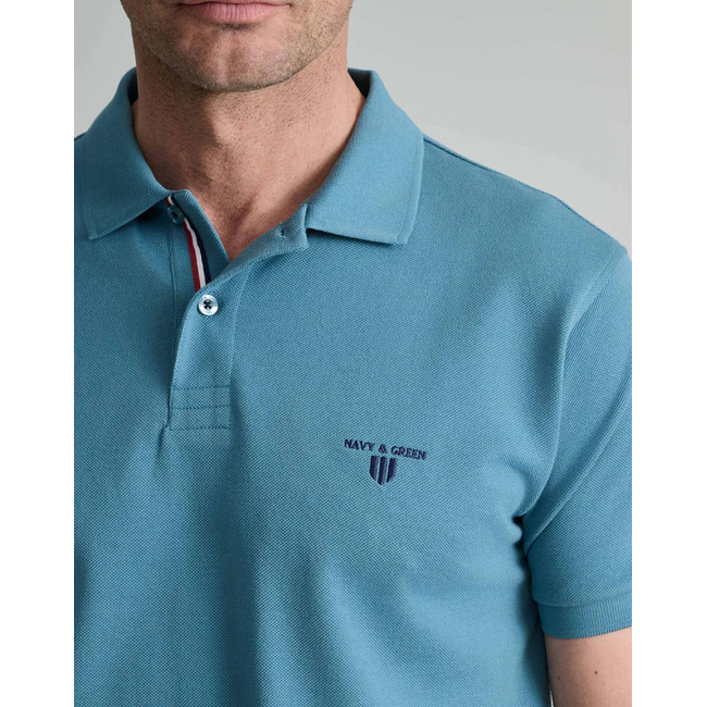 Product NAVY&GREEN POLO SHIRT base image