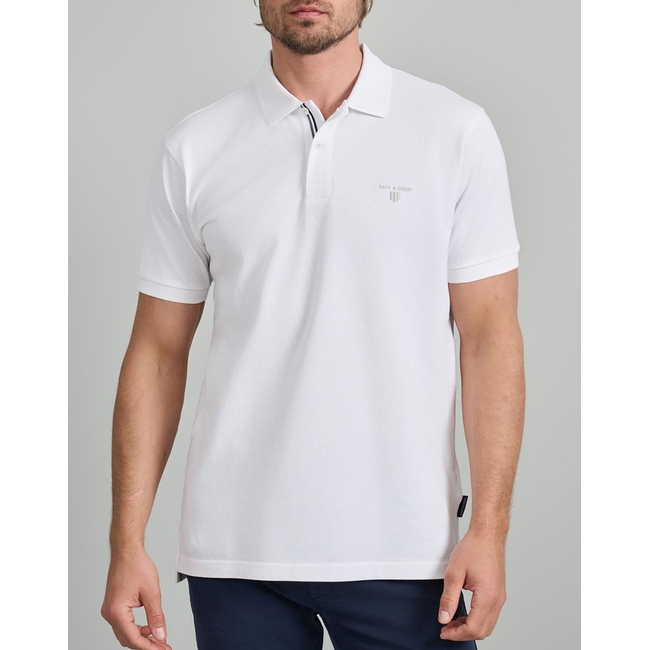 Product NAVY&GREEN POLO SHIRT base image