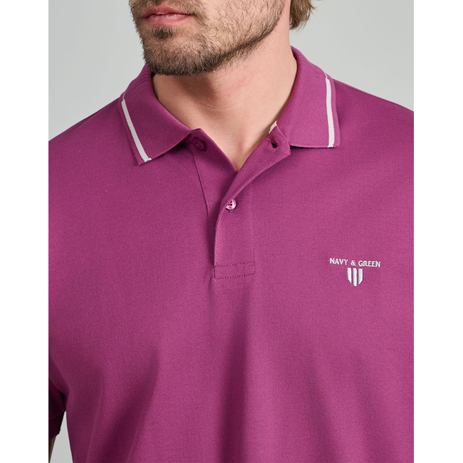 Product NAVY&GREEN POLO SHIRT base image