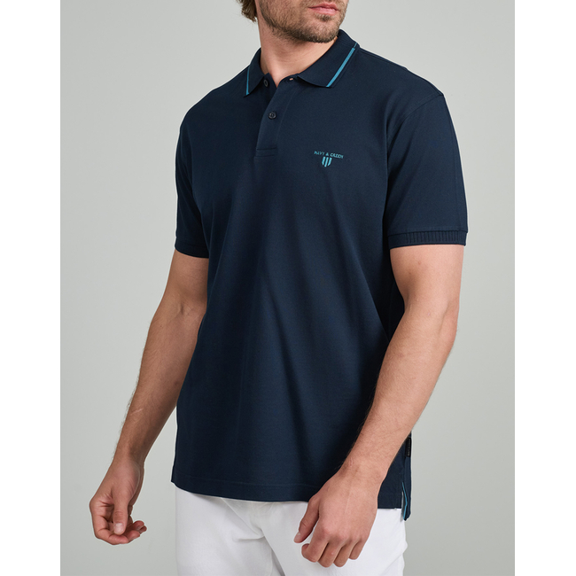 Product NAVY&GREEN POLO SHIRT base image